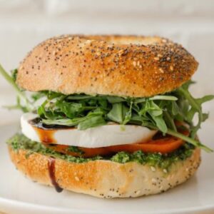 Beach Caprese Bagel