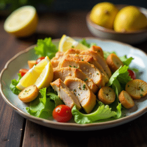 Roasted Turkey Caesar Salad